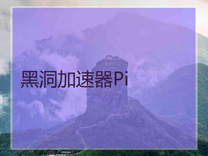 黑洞加速器Pi