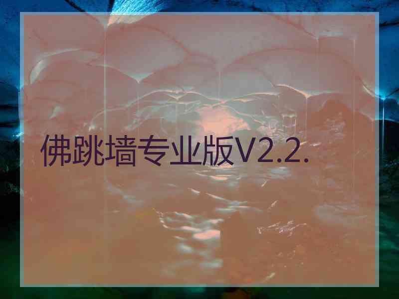 佛跳墙专业版V2.2.