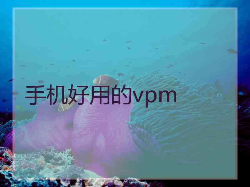 手机好用的vpm