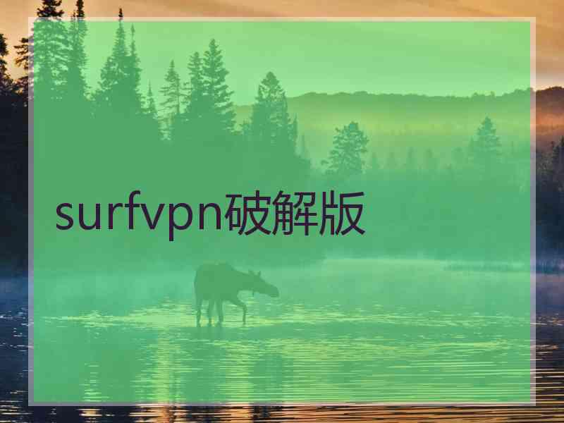 surfvpn破解版